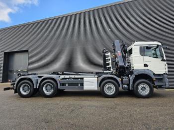 TGS 35.470 8X4 BB / HIAB CRANE + HOOKLIFT